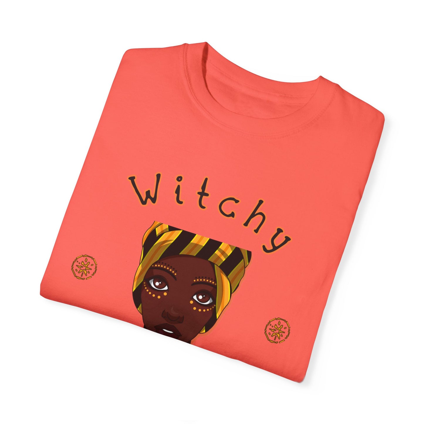 Witchy Vibes, Shaman, Halloween, Fall Shirt, Witch Shirt, Bruja Shirt, Unisex Garment-Dyed T-shirt