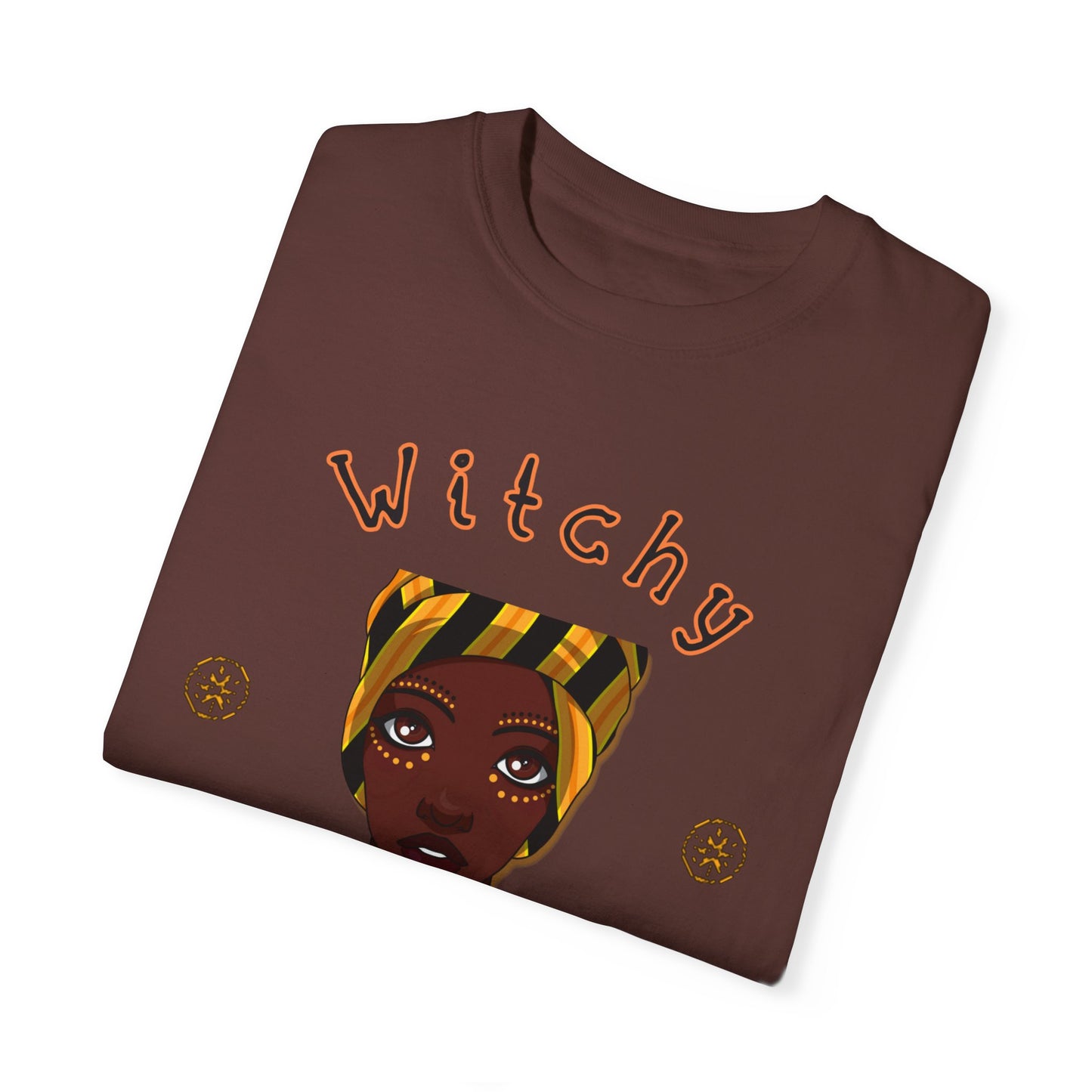 Witchy Vibes, Shaman, Halloween, Fall Shirt, Witch Shirt, Bruja Shirt, Unisex Garment-Dyed T-shirt