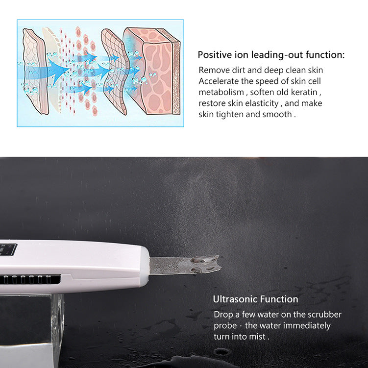 HailiCare Ultrasonic Peeling Machine To Remove Aging Horny Peeling Instrument Hydrogen And Oxygen Small Bubble Beauty