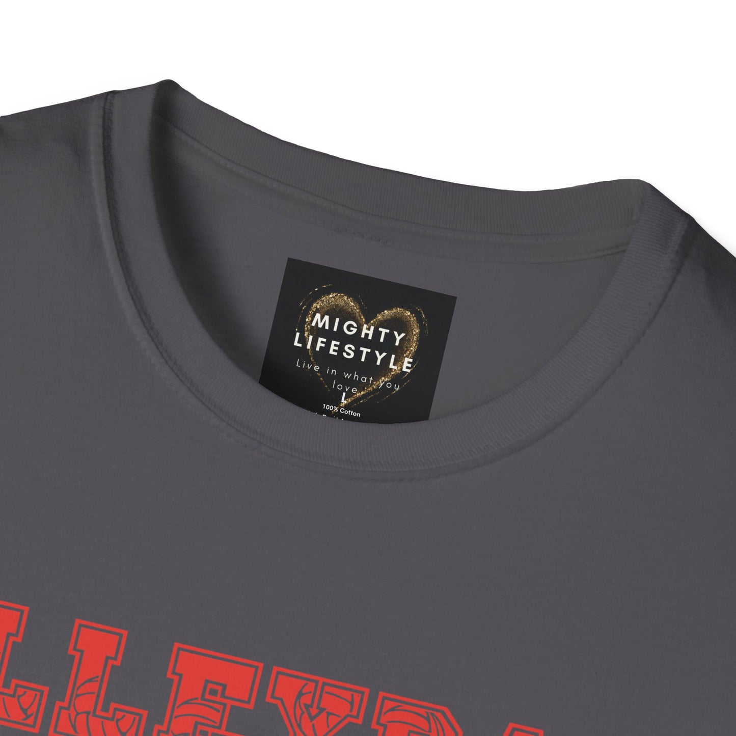 Volleyball Dad | Volleyball Shirt | Sports Shirt | Gift for Dad Gift for Father | Baller Shirt | Mighty Lifestyle | Softstyle T-Shirt