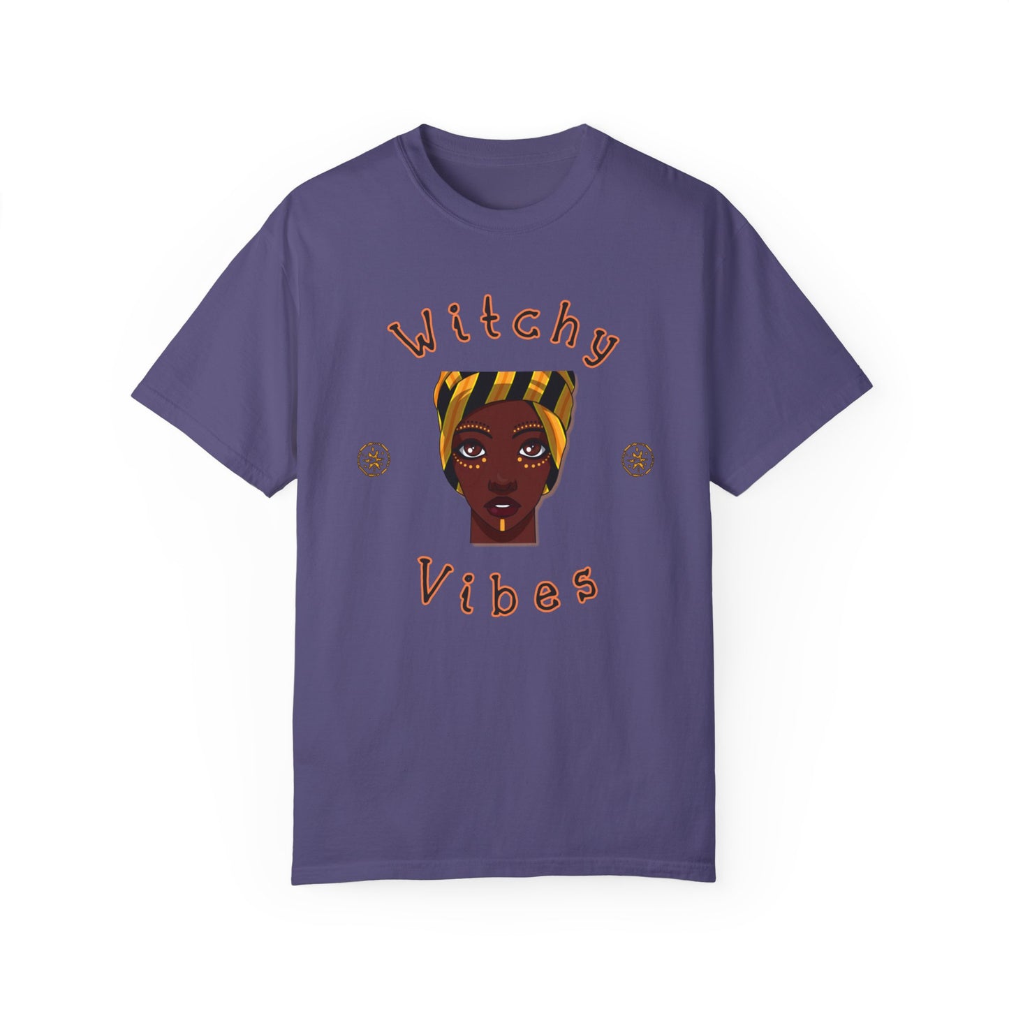 Witchy Vibes, Shaman, Halloween, Fall Shirt, Witch Shirt, Bruja Shirt, Unisex Garment-Dyed T-shirt
