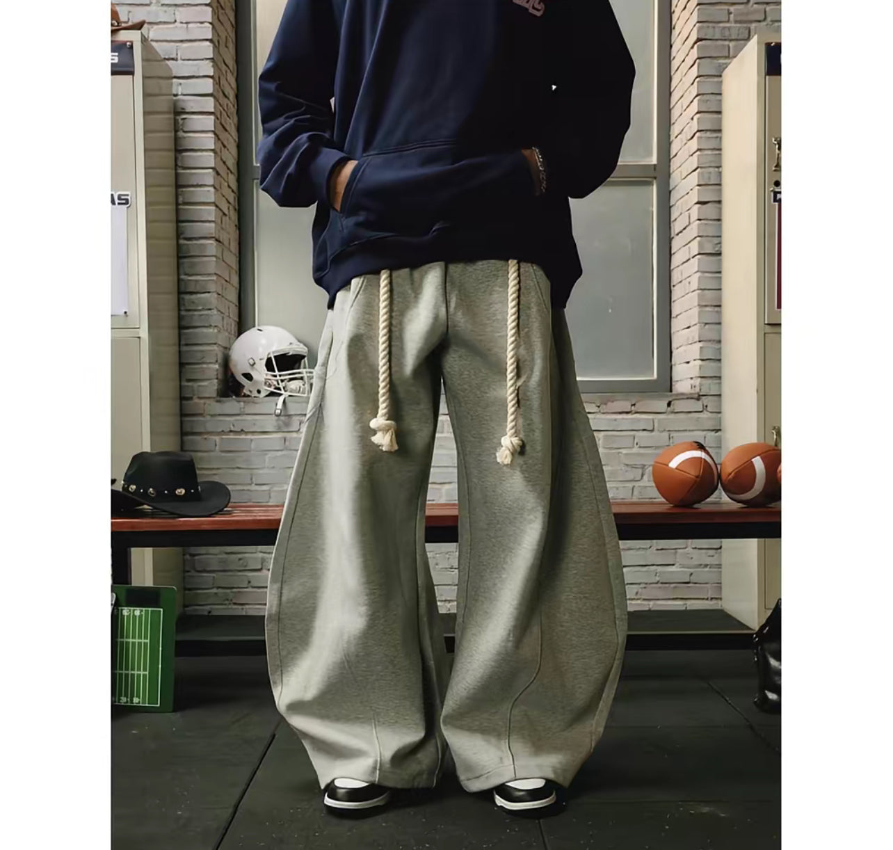 Bougie Baggy Wide Leg Pants | Street Style Pleated Wide-Leg Casual Pants Loose Straight Tube Sports Trousers | Baggy Wide Leg Pants