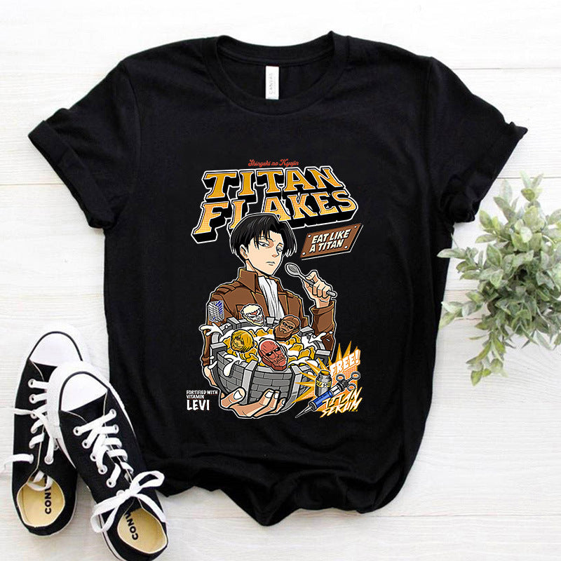 Y2k Japanese Anime Attack on Titan T Shirt | Anime Shirt | Trendy Popular Anime Shirt