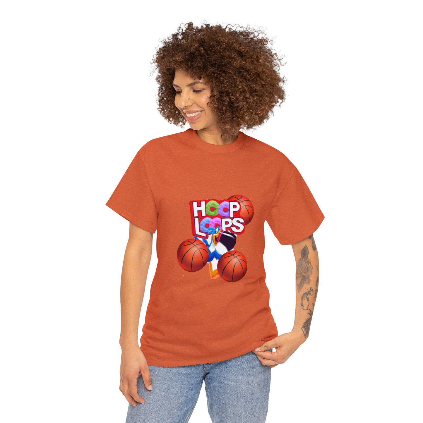 Mighty Lifestyle Basketball Color, Hooping Shirt, Hoop Loops, Hoops Loops Shirt, Shirt for Basketball