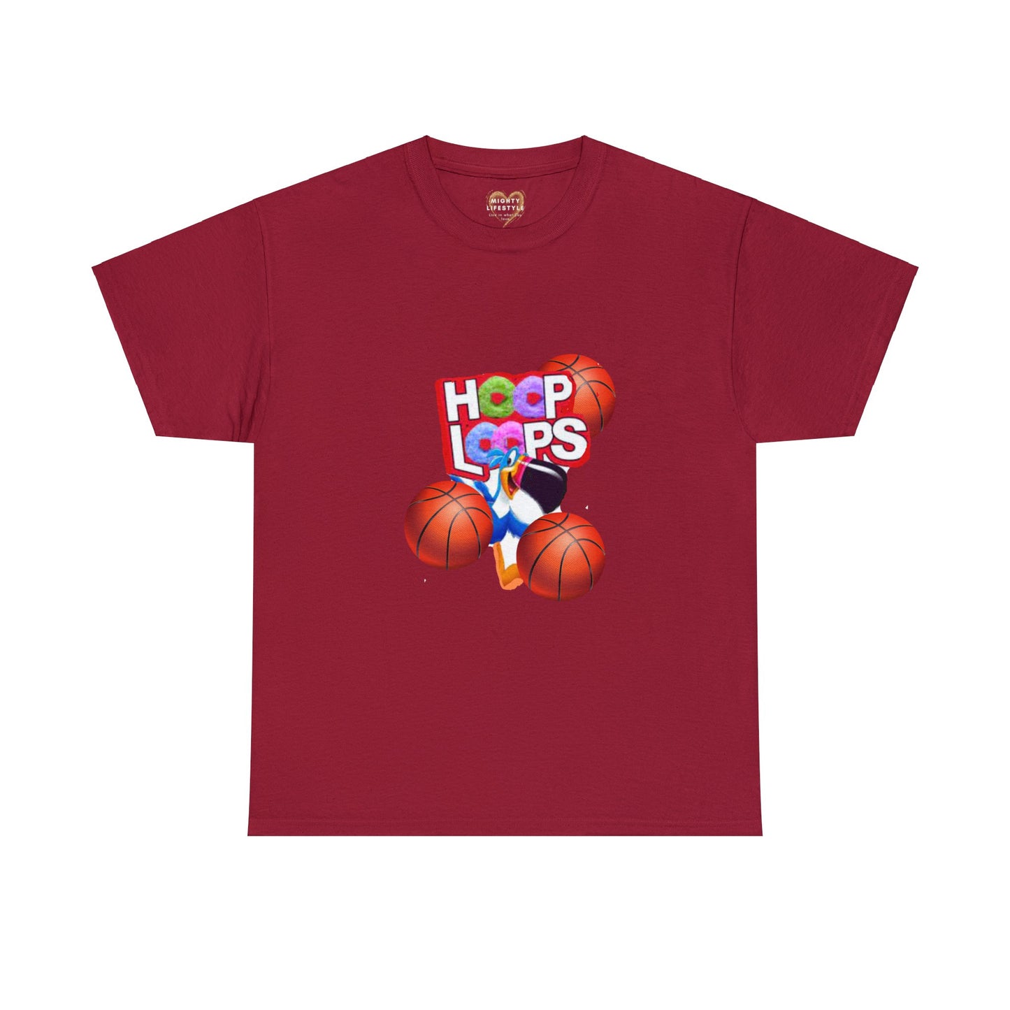 Mighty Lifestyle Basketball Color, Hooping Shirt, Hoop Loops, Hoops Loops Shirt, Shirt for Basketball