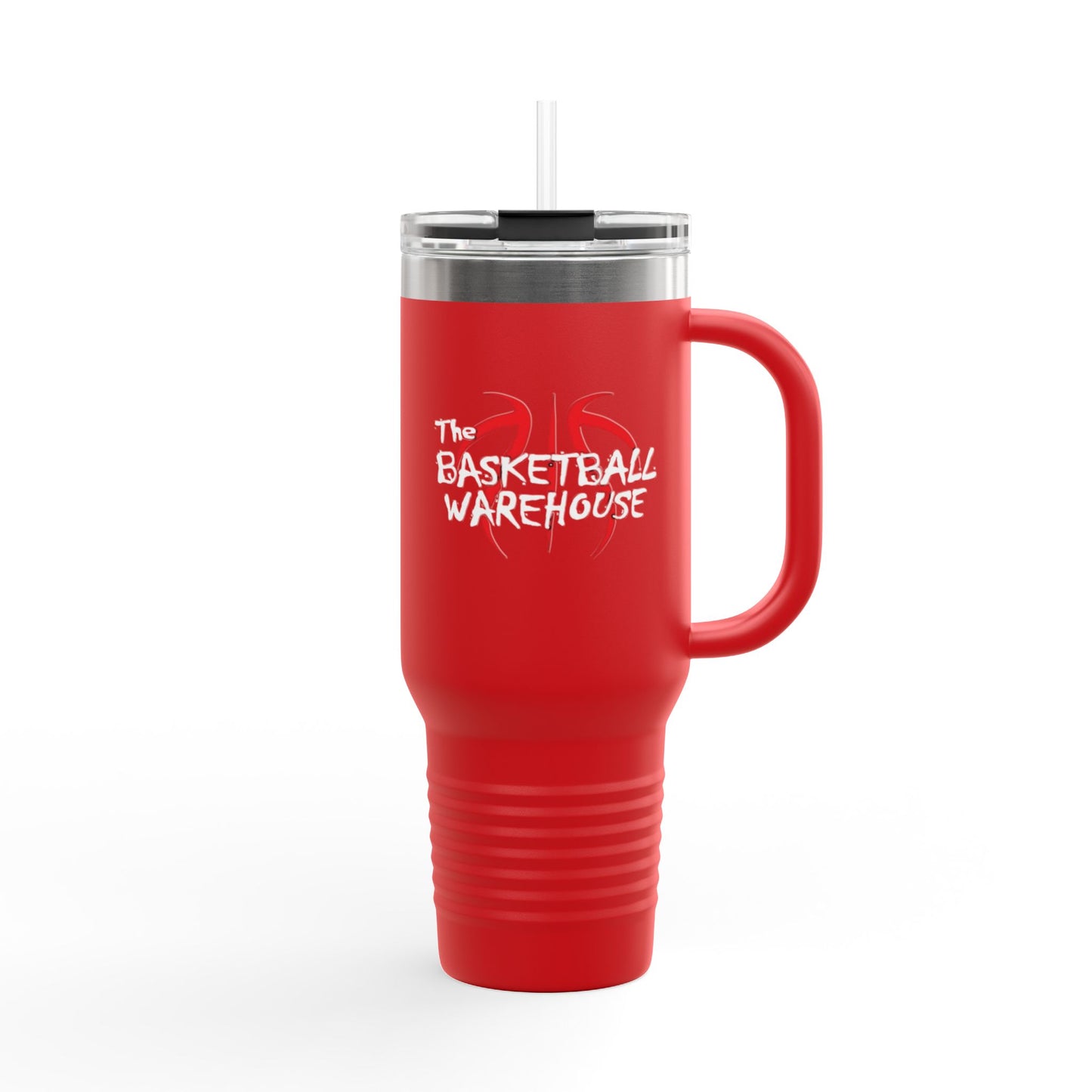 BW in My Basketball Mom Era Basketball Insulated Travel Mug - 40oz - Perfect for Sports Enthusiasts