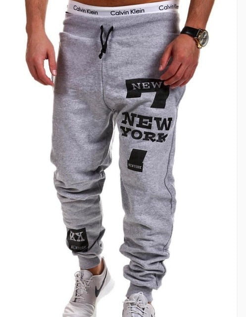 Trendy Mens Joggers Male Trousers Men Pants Casual Pants Sweatpants Jogger Black