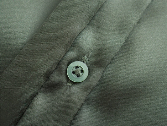 Women’s Two Piece Set Autumn Fashion 2 Piece Sets Solid Women Wide Pants Wrist Sleeve Female Loose Shirt Suits Y2k Vintage