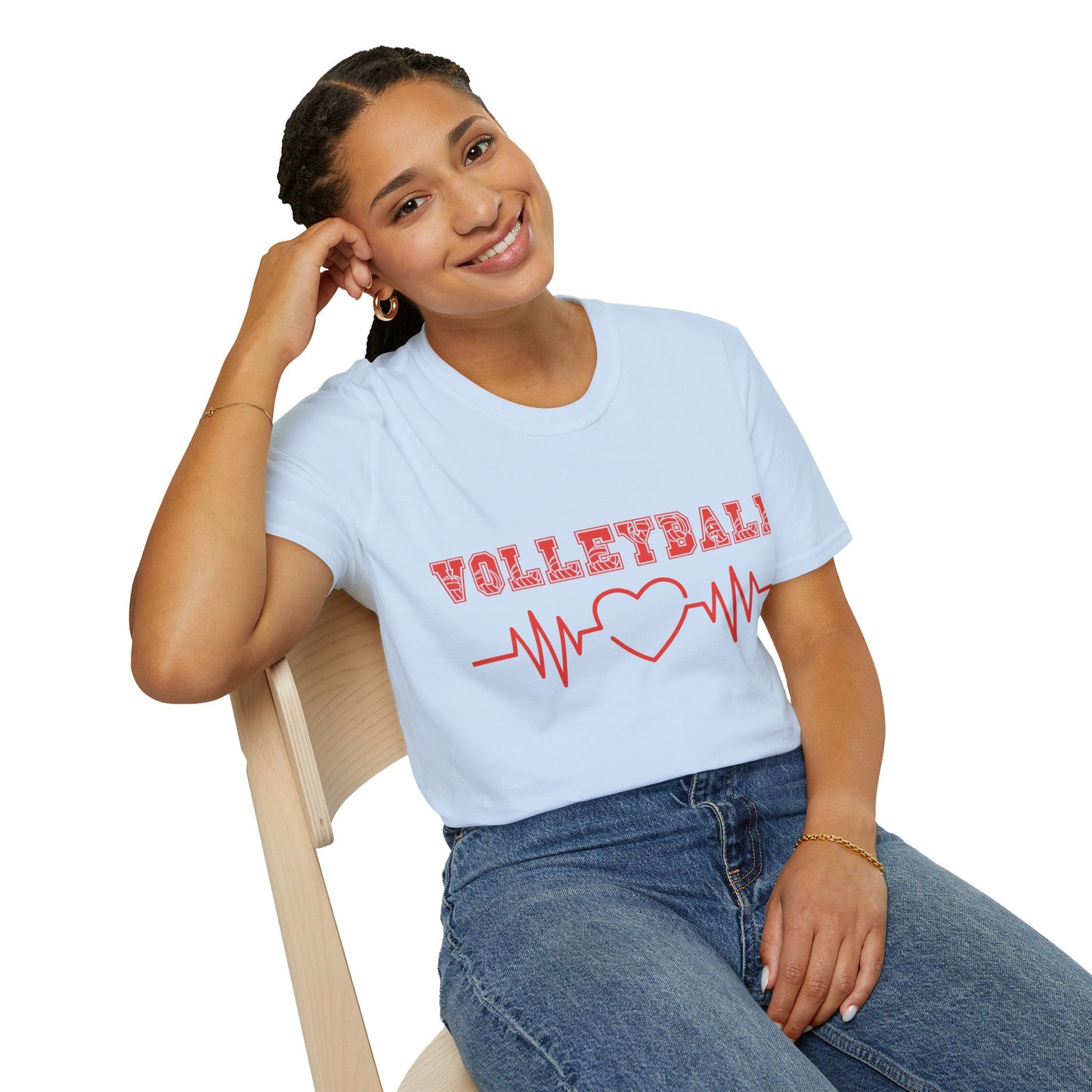 Volleyball Mom | Volleyball Shirt | Sports Shirt | Baller Shirt | Mighty Lifestyle | Softstyle T-Shirt