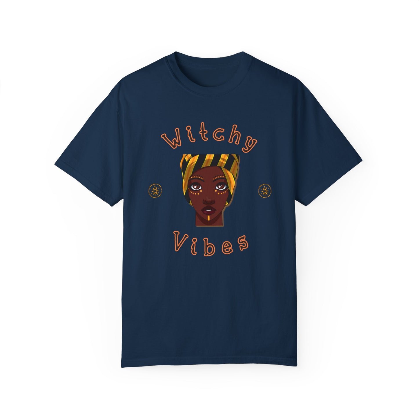 Witchy Vibes, Shaman, Halloween, Fall Shirt, Witch Shirt, Bruja Shirt, Unisex Garment-Dyed T-shirt