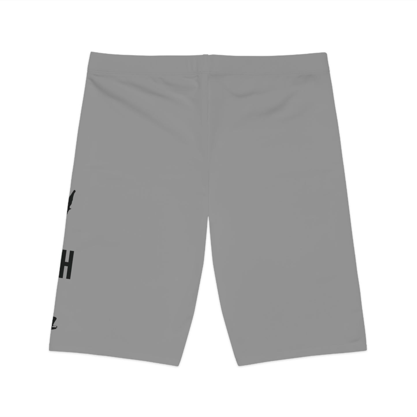Mighty Lifestyle God Family Health Wealth | Mid Length Women's Bike Shorts (AOP)