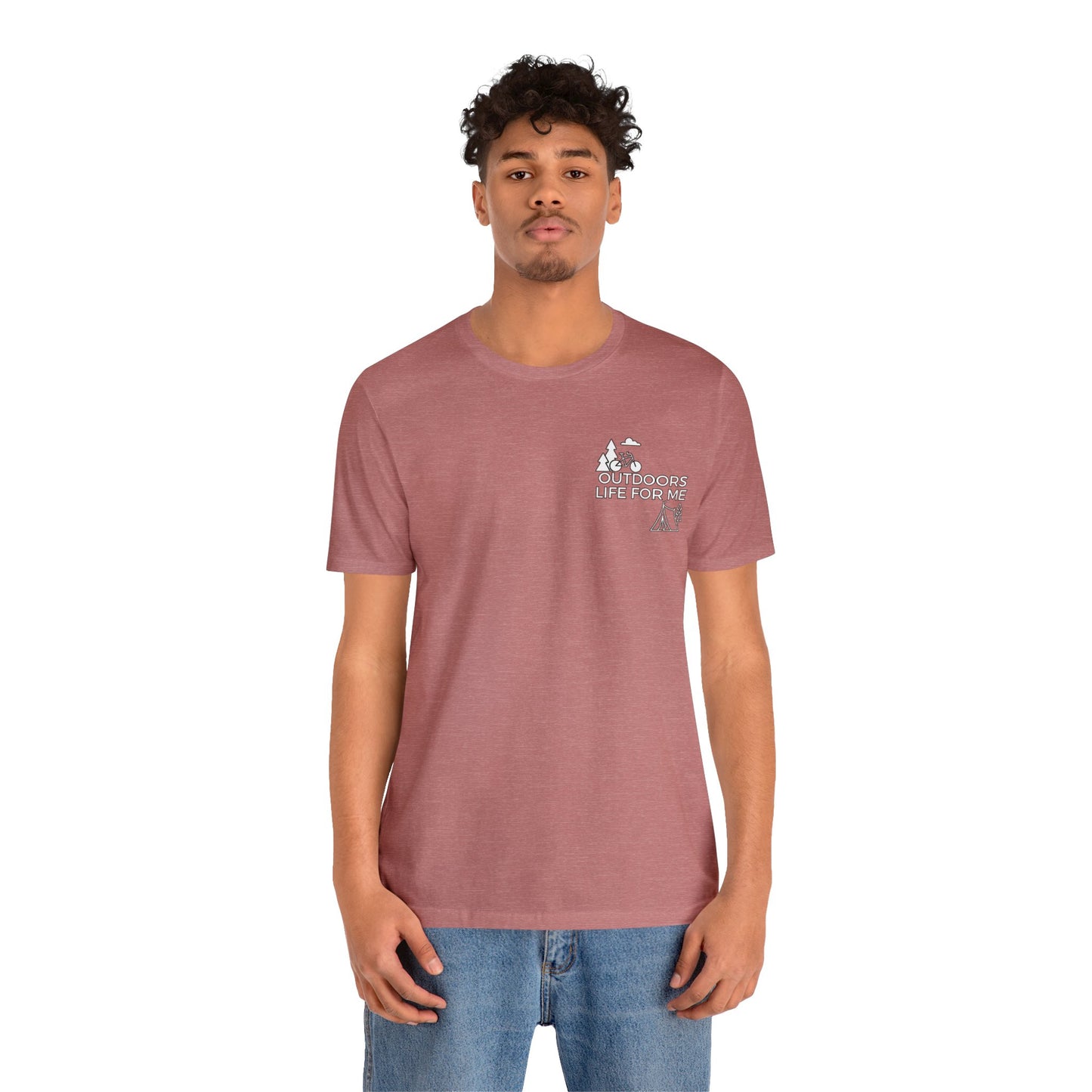 Outdoors life For Me Shirt, Outdoors Shirt, Camping Shirt, Hiking Shirt, Front and Back Graphics