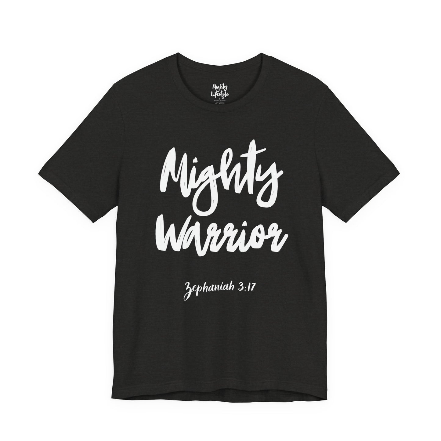 ML - Mighty Warrior Tee - Unisex Jersey T-Shirt, Inspirational Apparel, Faith-Based Gift, Christian Shirt, Casual Wear