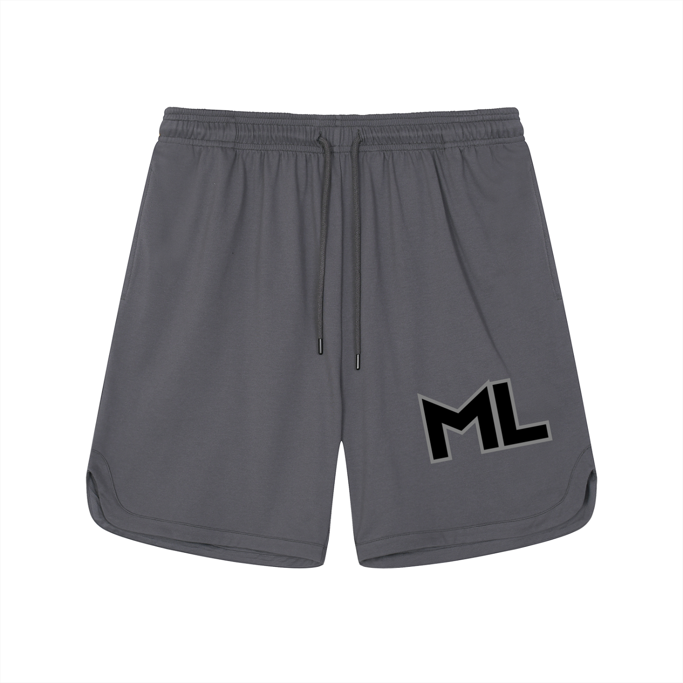 ML Faith Based Sports Shorts Black Border Mesh-Lined Quick-Dry Performance Shorts
