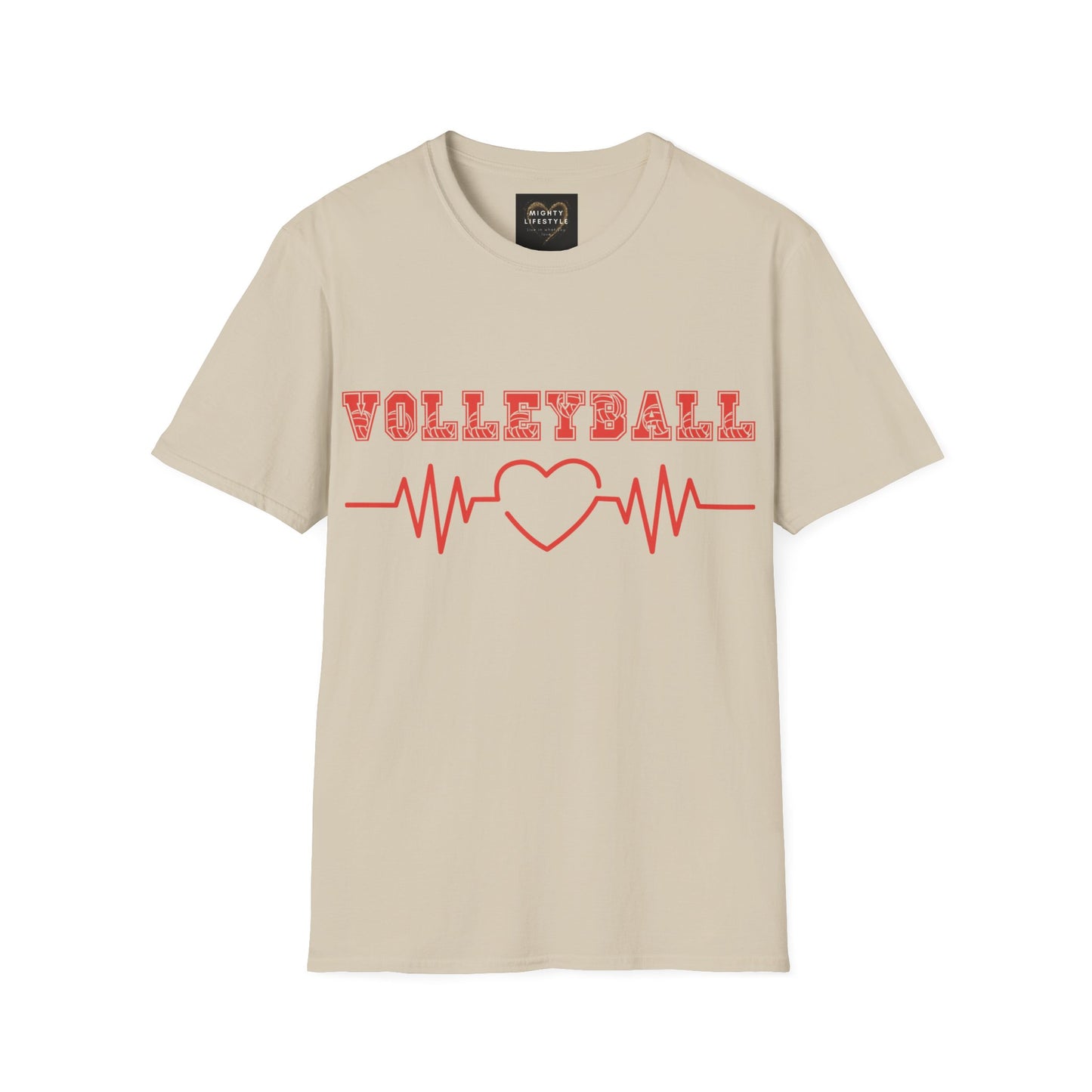 Volleyball Mom | Volleyball Shirt | Sports Shirt | Baller Shirt | Mighty Lifestyle | Softstyle T-Shirt