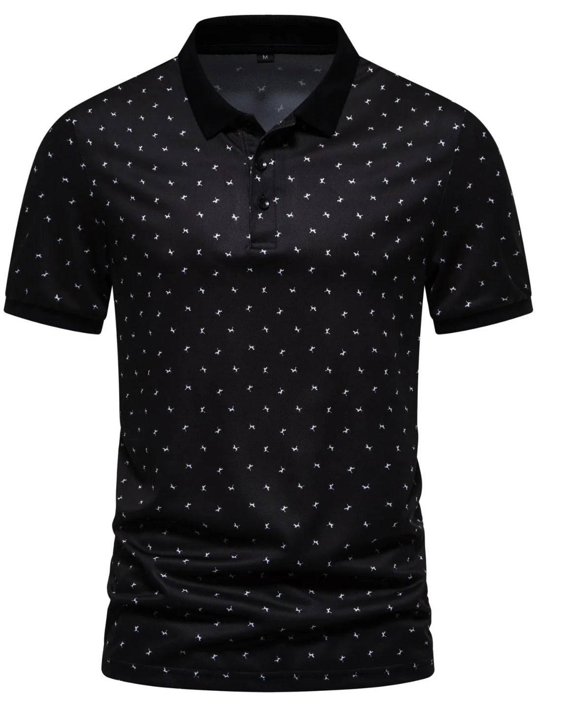 The Brandon Shirt | Neutral Shirt | Fashion Men's Polo Shirt Fashion Casual Men's Short Sleeve 3D Printing Button Golf Sweatshirt