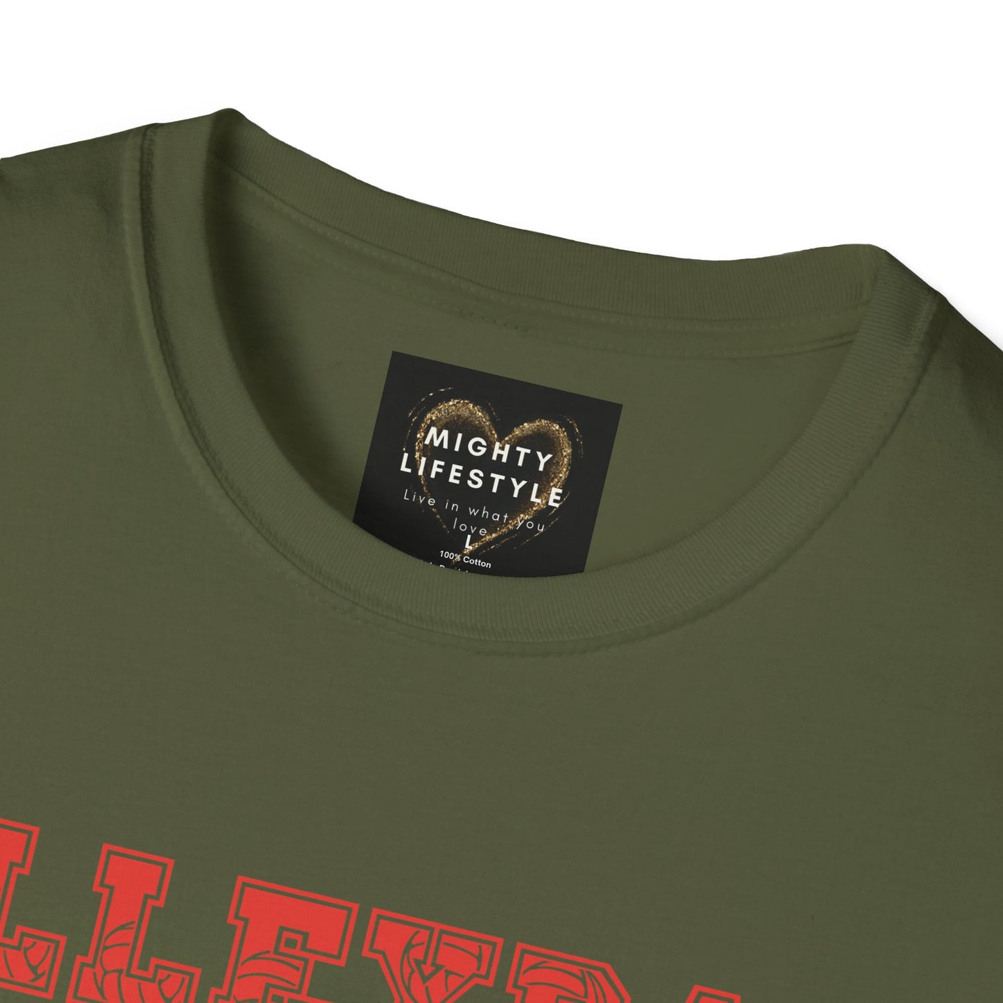 Volleyball Dad | Volleyball Shirt | Sports Shirt | Gift for Dad Gift for Father | Baller Shirt | Mighty Lifestyle | Softstyle T-Shirt