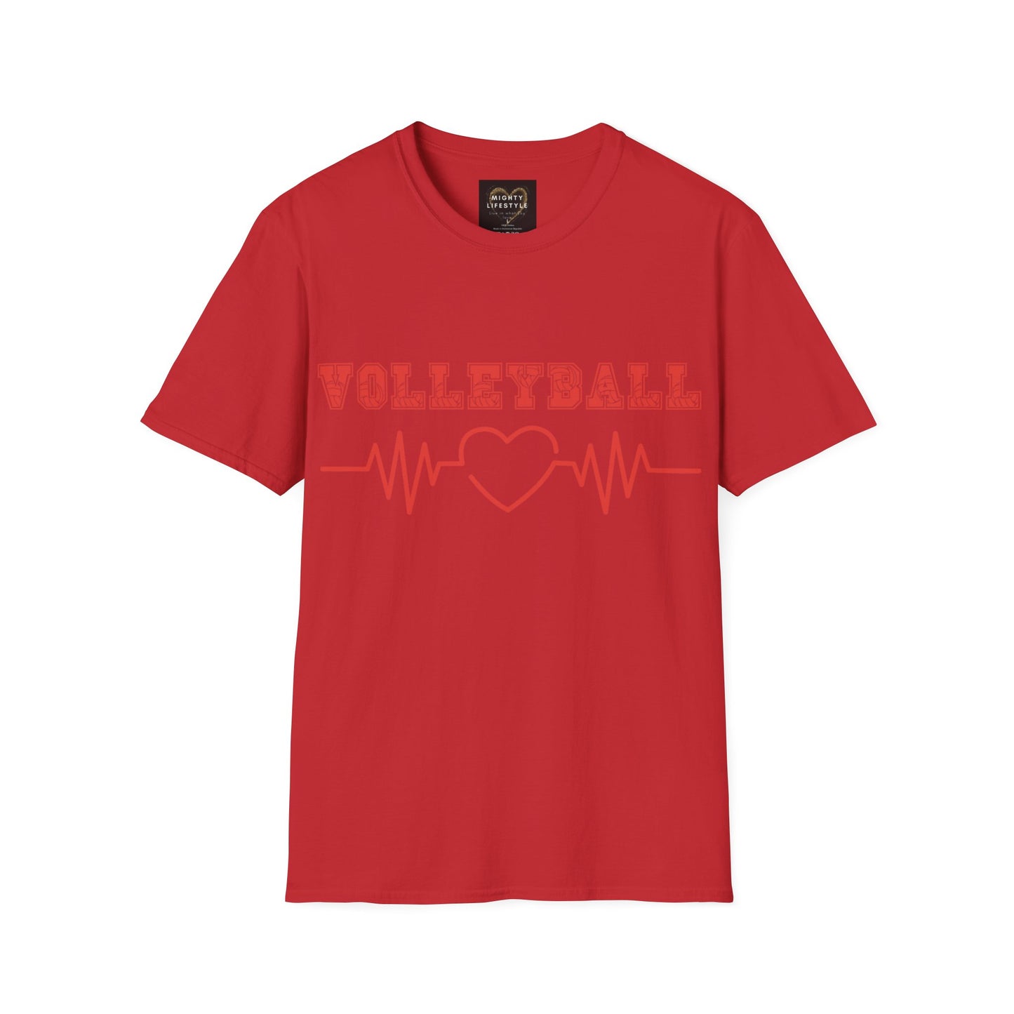 Volleyball Mom | Volleyball Shirt | Sports Shirt | Baller Shirt | Mighty Lifestyle | Softstyle T-Shirt