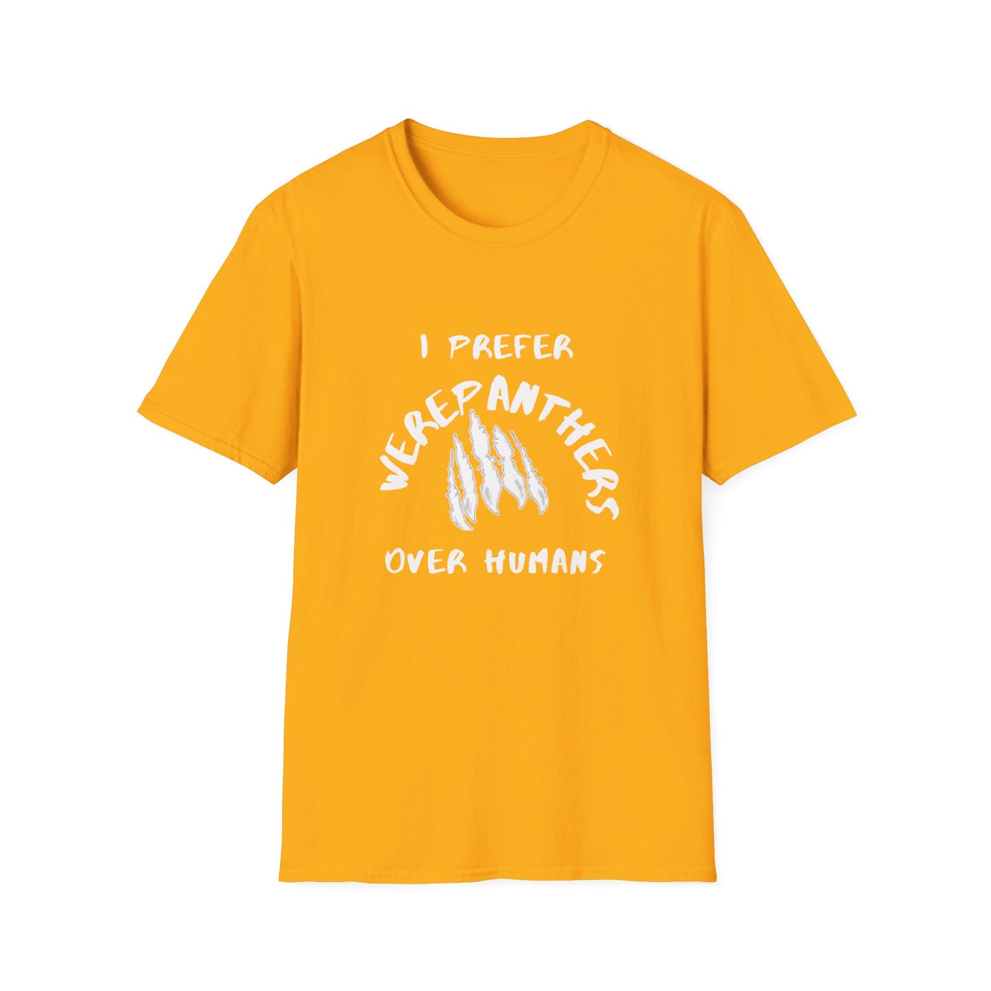 I Prefer WerePanthers Over Humans, WerePanther Shirt, Supernatural Being TShirt, Gift for him man, Gift for her woman - Mighty Lifestyle