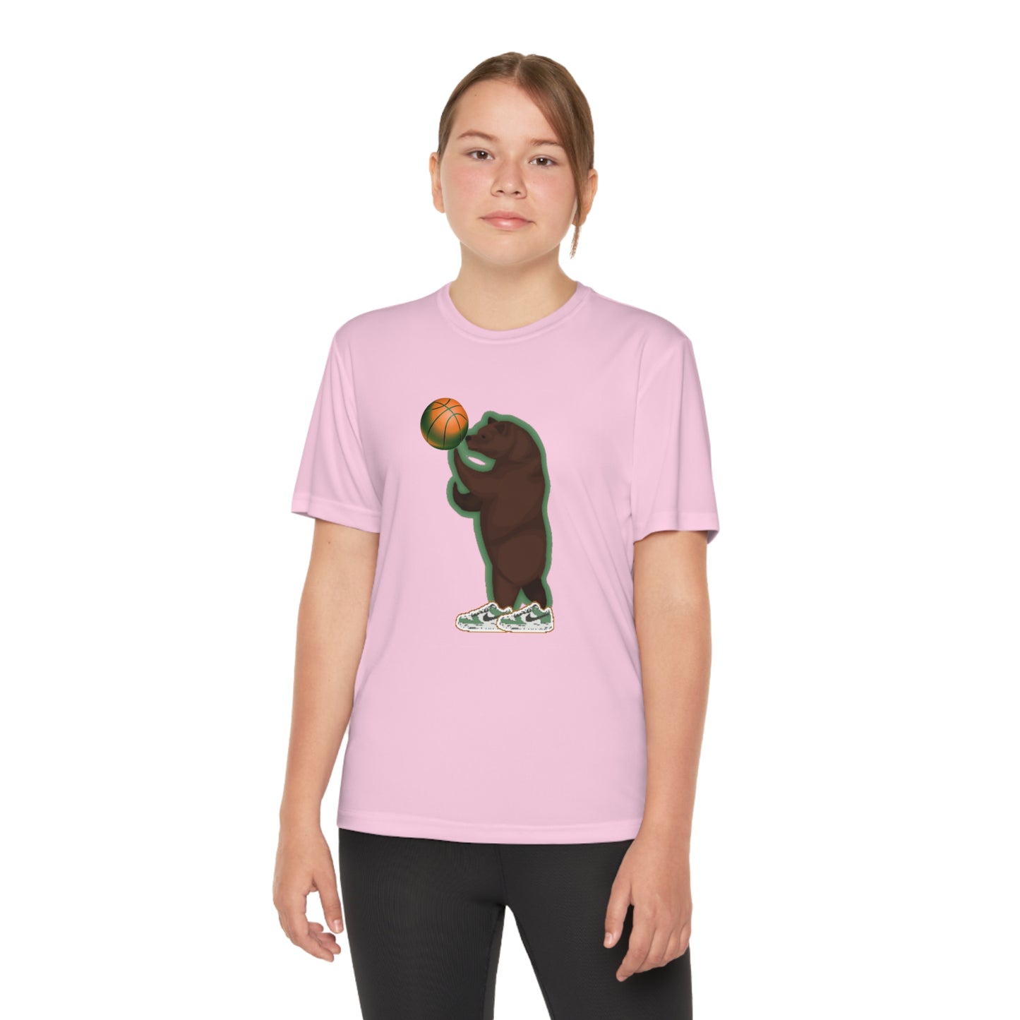 Grizzly Baller Youth Competitor Tee, Baller Shirt, Bear Baller Basketball Shirt, Best Sports Shirt, Keep Cool Shirt