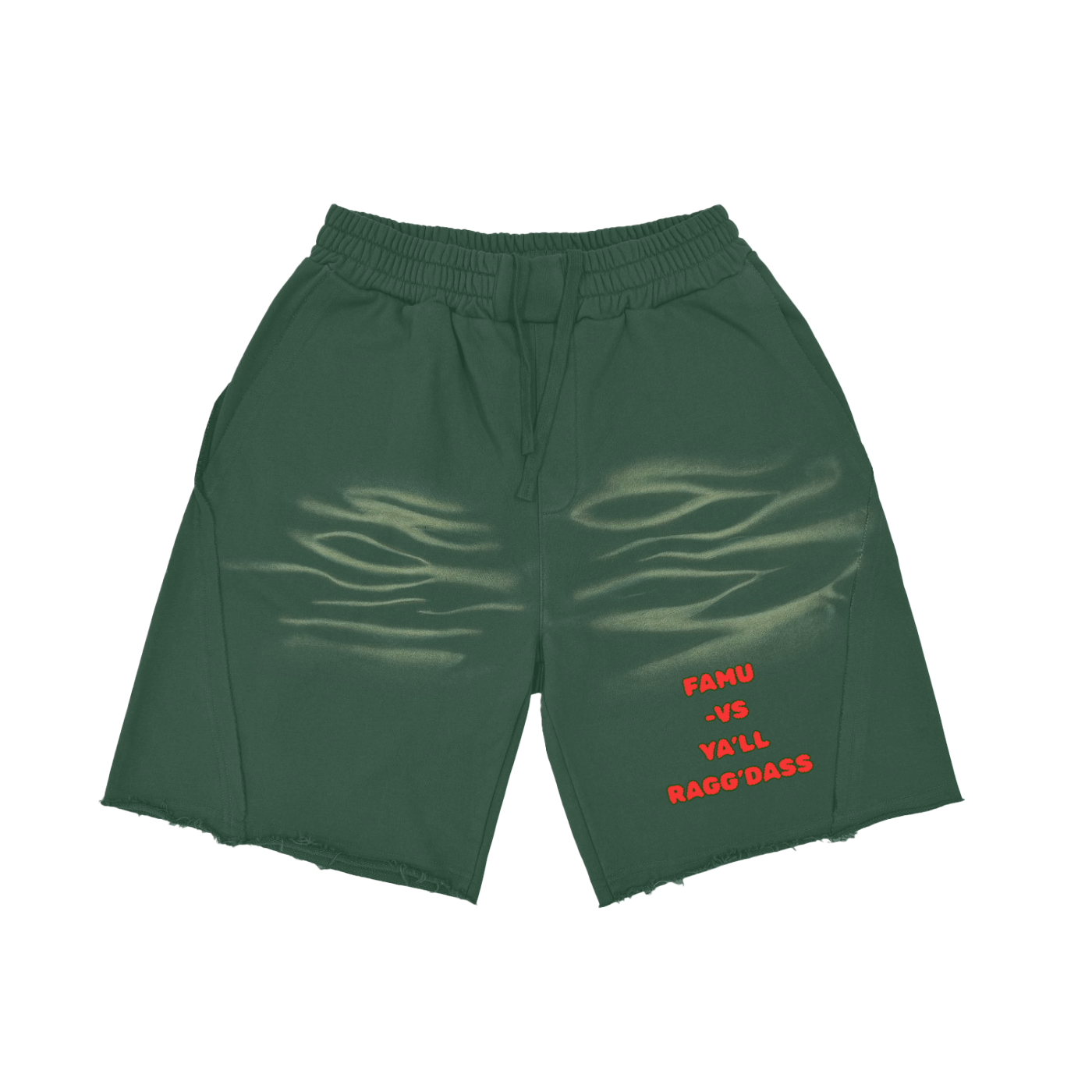 Florida A&M U Shorts Florida A&M University Shorts FL A&M U Rattler Proud Rattler Vintage Washed Tiger Stripes Short Pants Unisex
