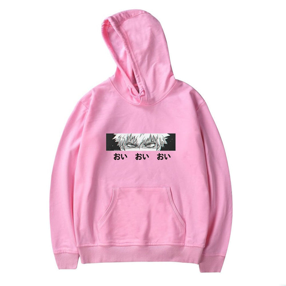 Comfy Naruto Anime Plush Hoodie – Loose Fit Hooded Sweatshirt for Men & Women, Cozy Japanese Streetwear Pullover, Casual Student Anime Hoodie in Multiple Colors Naruto anime loose plush hoodie with hoodie anime hoodie