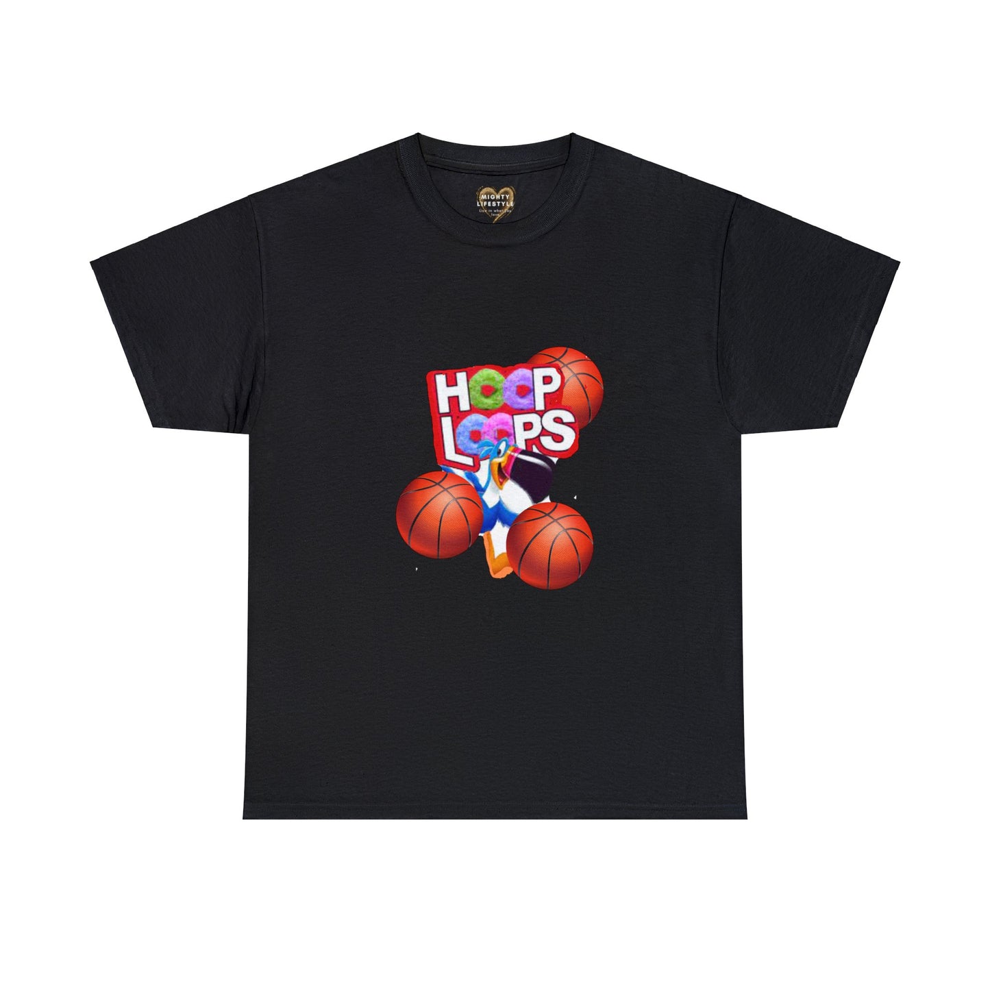 Mighty Lifestyle Basketball Color, Hooping Shirt, Hoop Loops, Hoops Loops Shirt, Shirt for Basketball