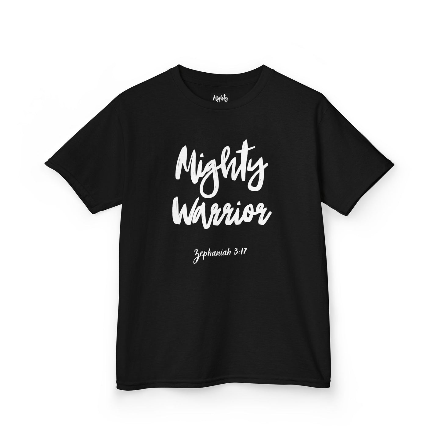 Mighty Lifestyle Faith-Inspired Kids Tee, Mighty Warrior Shirt, Christian Youth Apparel, Inspirational Kids Clothing, Perfect for Gifts, Bible Verse Tees