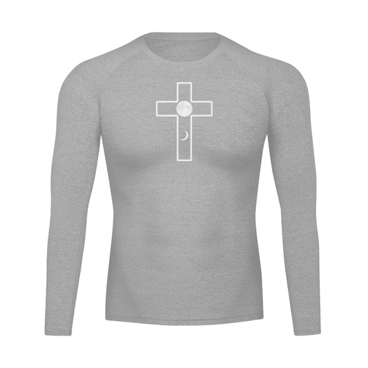 Cross Moon Phase Faith Based Long Sleeve Performance T-shirt | Christian hoops shirts, Christian basketball shirts, Christian gym shirts, faith based workout tees, Christian sports shirts, basketball for Christ shirts, gym wear with scripture, Christian