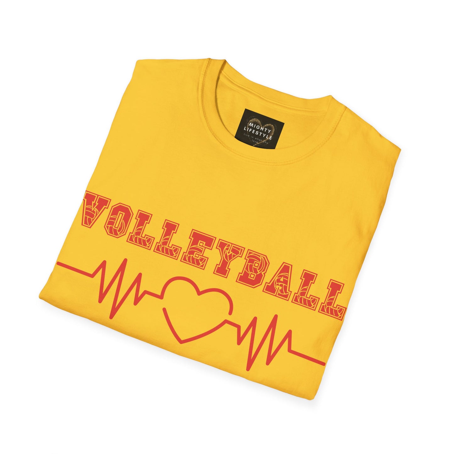 Volleyball Mom | Volleyball Shirt | Sports Shirt | Baller Shirt | Mighty Lifestyle | Softstyle T-Shirt