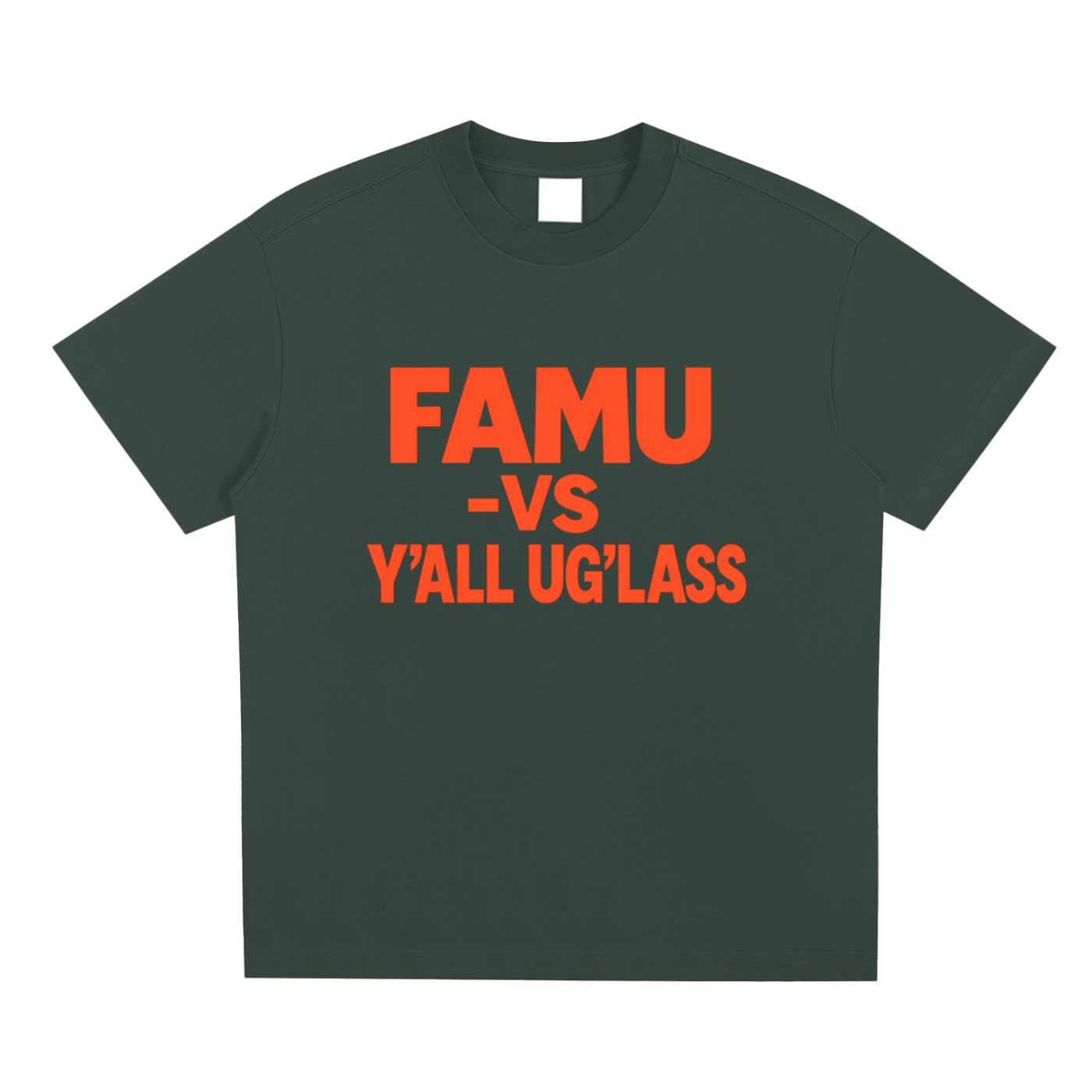 FAMU vs Ya’ll UgLass Sorona Quick-Dry Cooling T-shirt | Florida A&M “FAMU vs Ya’ll UgLass” Shirt – Funny HBCU Pride Tee – Unisex Sorona Streetwear | Funny HBCU Shirt for Florida A&M Fans | Sorona Cooling Tee for Rattler Pride