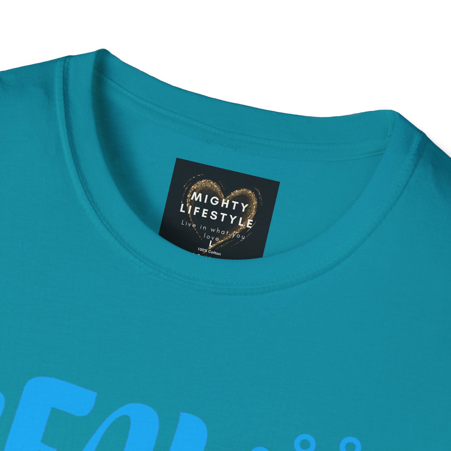 Real Queen Blue Font | Basketball Shirt | Sports Shirt | Baller Shirt | Mighty Lifestyle | Softstyle T-Shirt