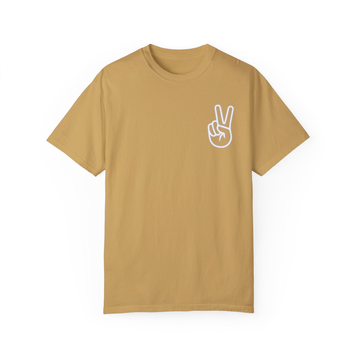 PEACE SHIRT, Comfort Color Unisex Garment-Dyed T-shirt, Soft T Shirt, Vintage Colored ,100 Cotton, Trendy Blank Shirt, Premium Quality Tee