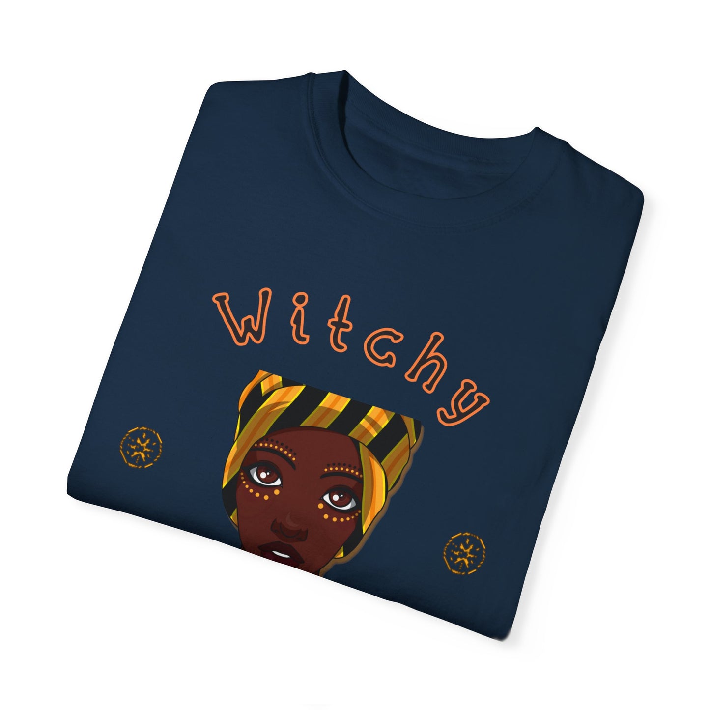 Witchy Vibes, Shaman, Halloween, Fall Shirt, Witch Shirt, Bruja Shirt, Unisex Garment-Dyed T-shirt