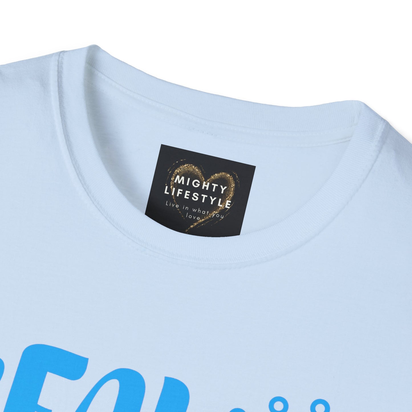 Real Queen Blue Font | Basketball Shirt | Sports Shirt | Baller Shirt | Mighty Lifestyle | Softstyle T-Shirt