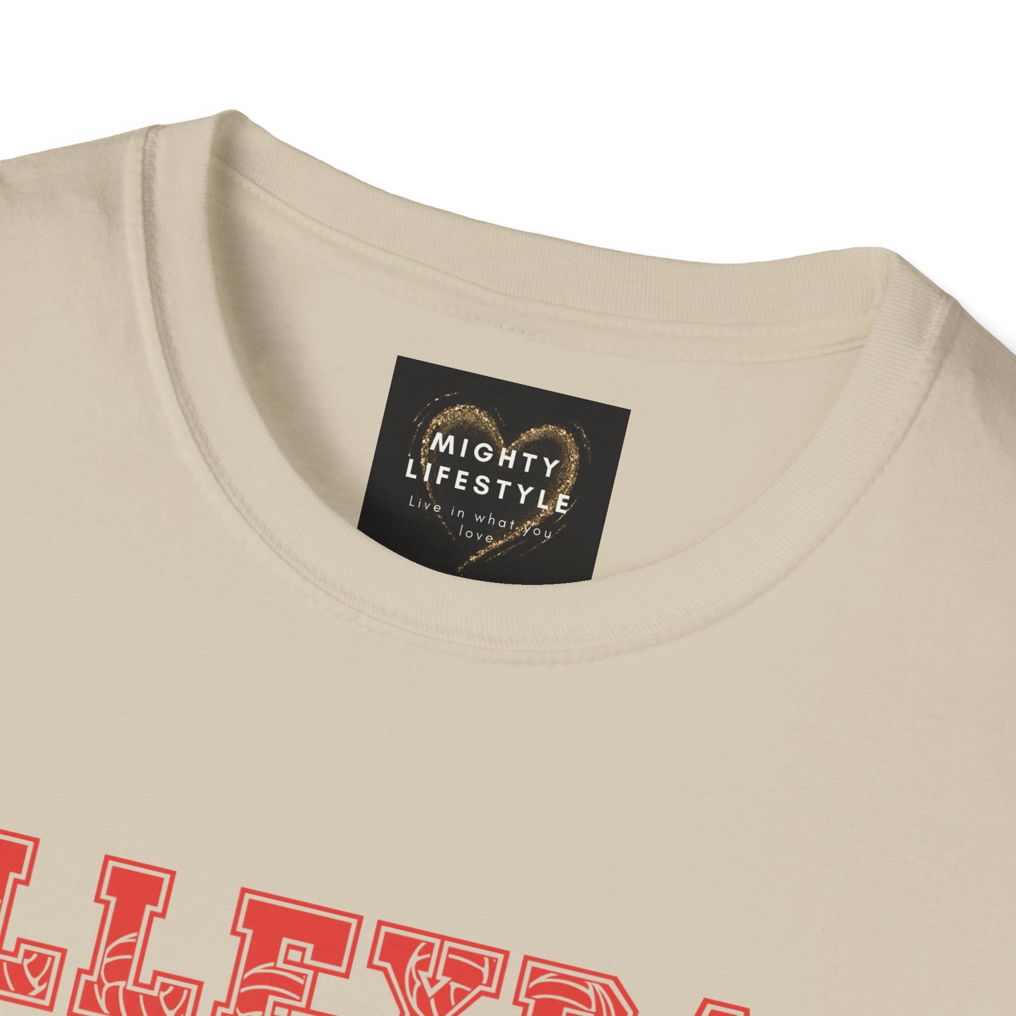 Volleyball Dad | Volleyball Shirt | Sports Shirt | Gift for Dad Gift for Father | Baller Shirt | Mighty Lifestyle | Softstyle T-Shirt