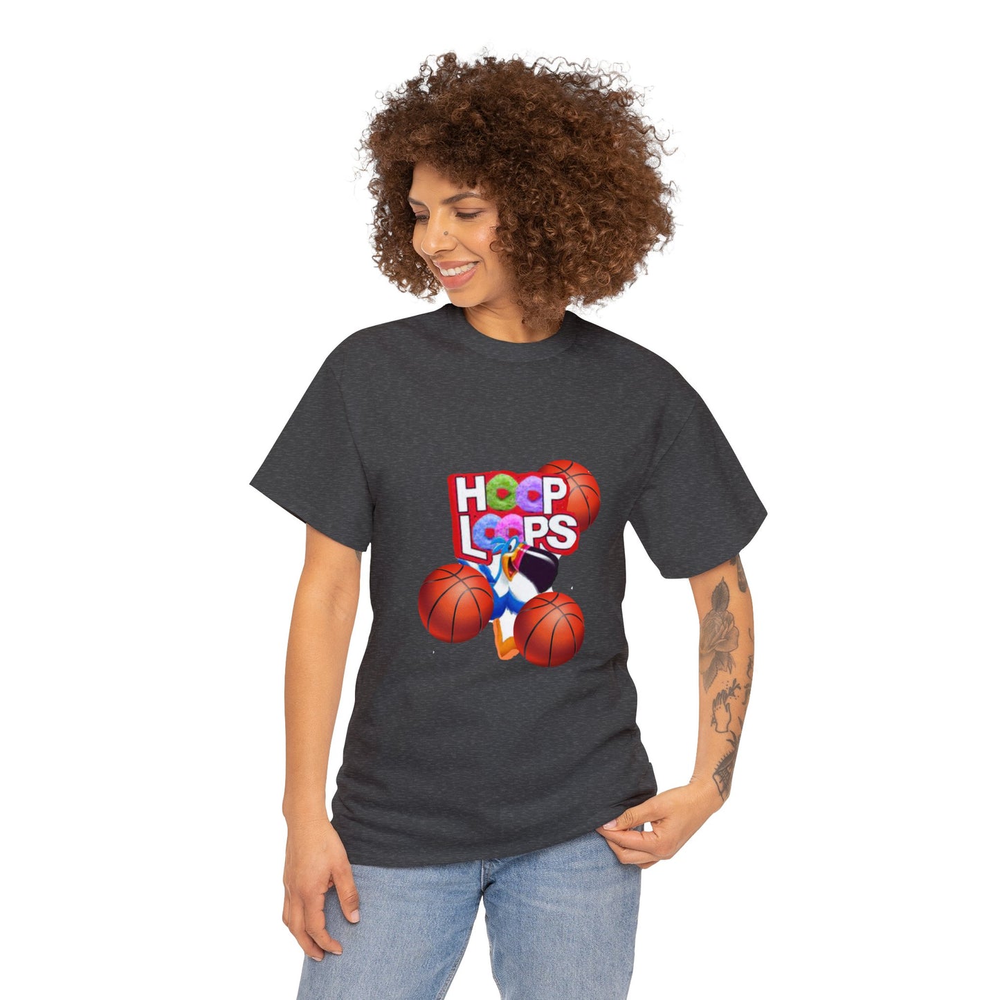 Mighty Lifestyle Basketball Color, Hooping Shirt, Hoop Loops, Hoops Loops Shirt, Shirt for Basketball
