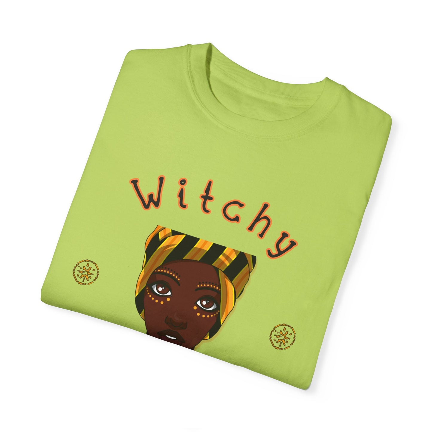 Witchy Vibes, Shaman, Halloween, Fall Shirt, Witch Shirt, Bruja Shirt, Unisex Garment-Dyed T-shirt