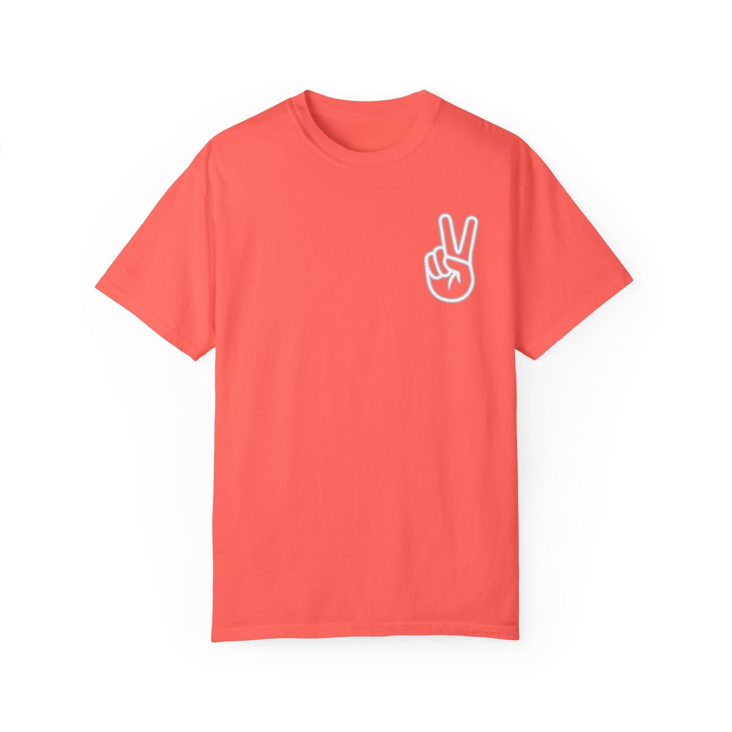 PEACE SHIRT, Comfort Color Unisex Garment-Dyed T-shirt, Soft T Shirt, Vintage Colored ,100 Cotton, Trendy Blank Shirt, Premium Quality Tee