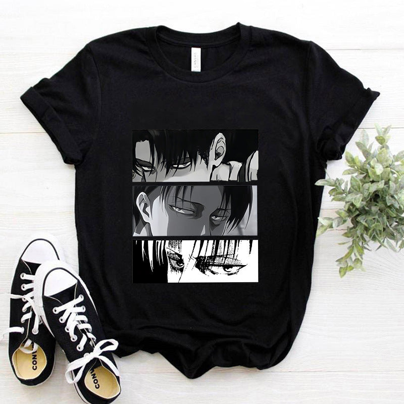 Y2k Japanese Anime Attack on Titan T Shirt | Anime Shirt | Trendy Popular Anime Shirt
