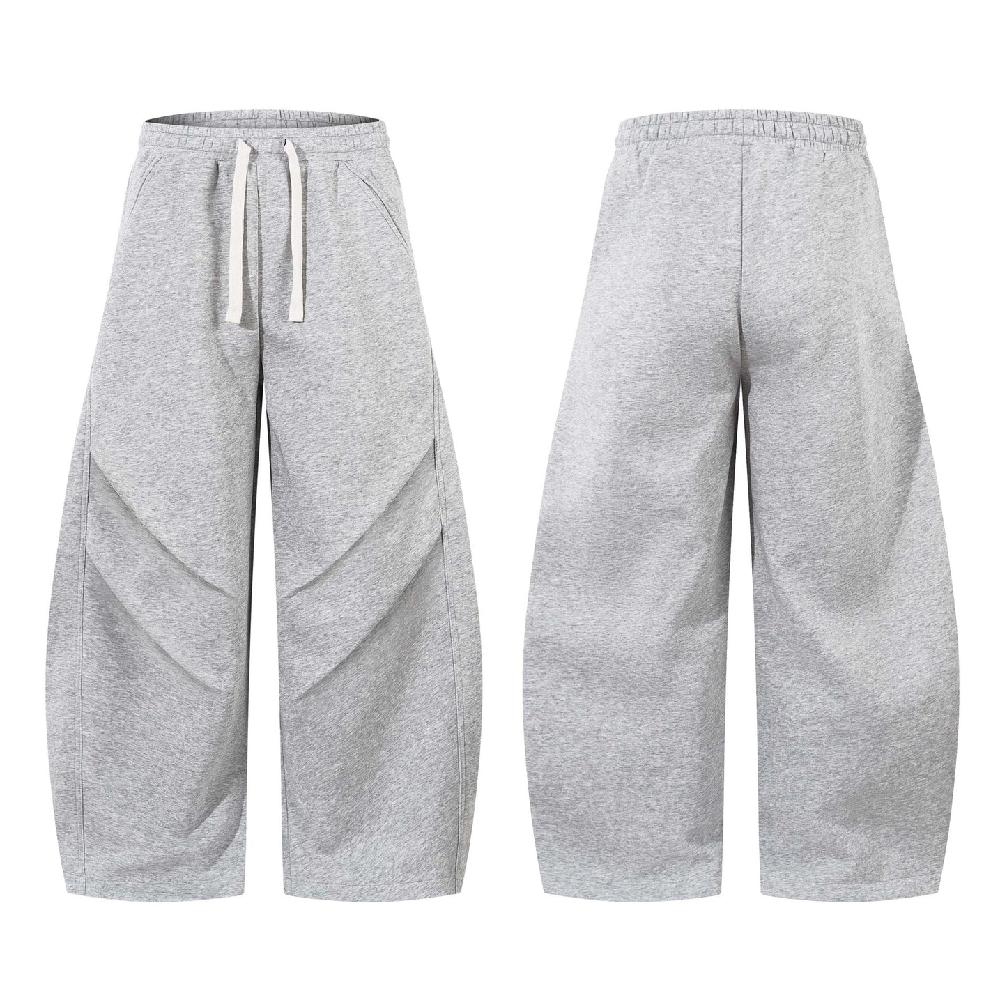 Baddie Baggy Wide Leg Pants | Street Style Pleated Wide-Leg Casual Pants Loose Straight Tube Sports Trousers | Baggy Wide Leg Pants