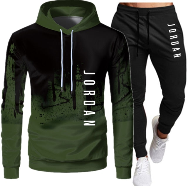 Men’s Jordan-Inspired Two-Piece Tracksuit – Autumn Winter Hooded Sweatshirt & Jogger Set, Streetwear Sportswear Outfit
Sets Tracksuit Men Autumn Winter Hooded Sweatshirt Drawstring Outfit Sportswear Two Piece Set