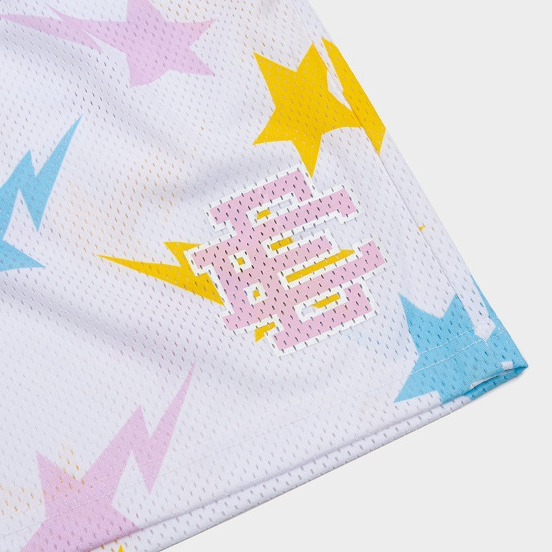 ML Stars Basketball Shorts | Unisex BBall Shorts | mesh breathable shorts