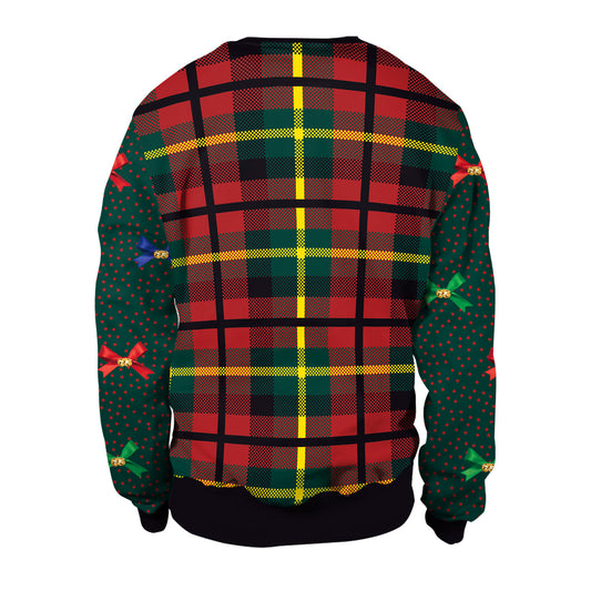 Ugly Sweater For Christmas Party Holiday Party Sweater reindeer round neck hoodie