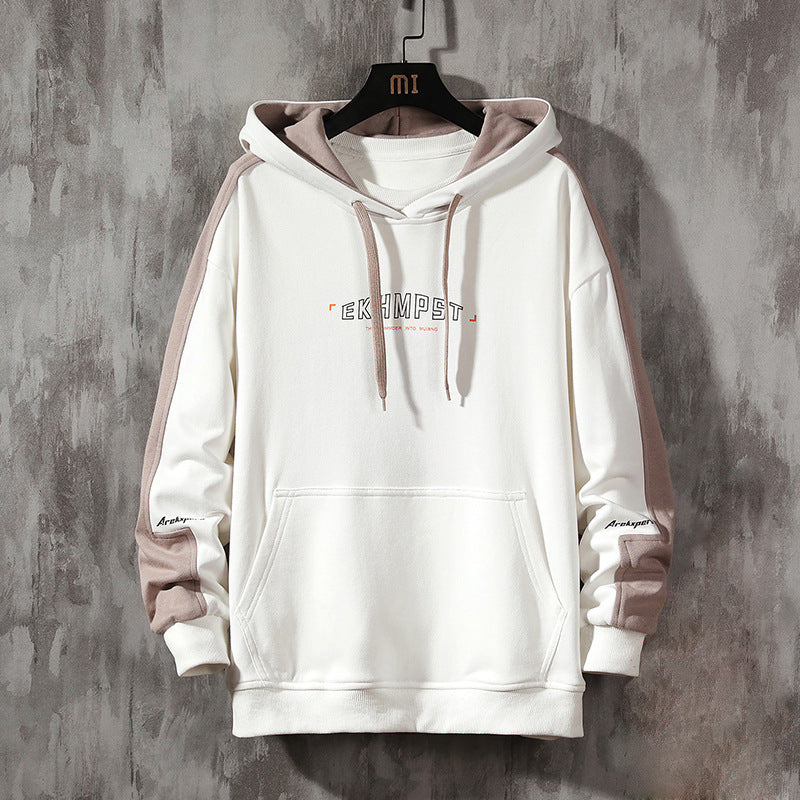 Trendy Men's Pullover Loose Hoodie Fall Fashion Brand Pullover Print Fashion Men's Coat Top