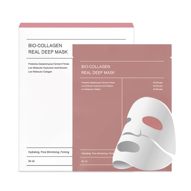 Advanced Skin Care Solution for Clean Youthful and Healthy Looking Skin Collagen facial mask Bio-collagen mask tightens pores and replenishes collagen