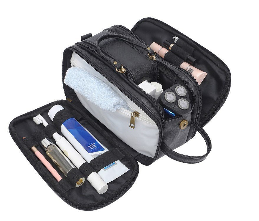 Alpha Man Travel Organizer | Men's Toiletry Bag Travel Organizer Cosmetic Bag - Mighty Lifestyle