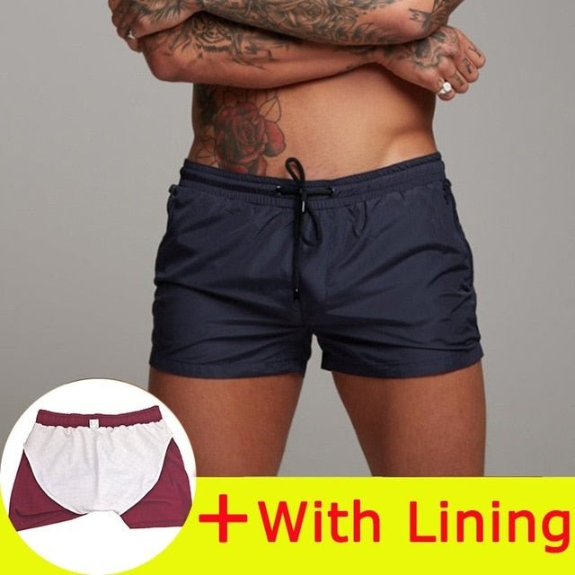 Alpha Swim Shorts | Swimsuit Sexy Swimwear Men Swimming Shorts Men Briefs Beach Shorts Sports Suits Surf Board Shorts Men Swim Trunks - Mighty Lifestyle