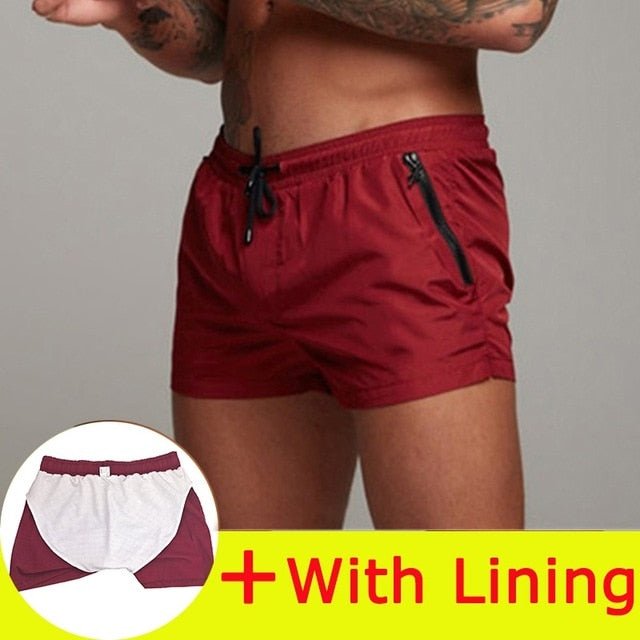 Alpha Swim Shorts | Swimsuit Sexy Swimwear Men Swimming Shorts Men Briefs Beach Shorts Sports Suits Surf Board Shorts Men Swim Trunks - Mighty Lifestyle