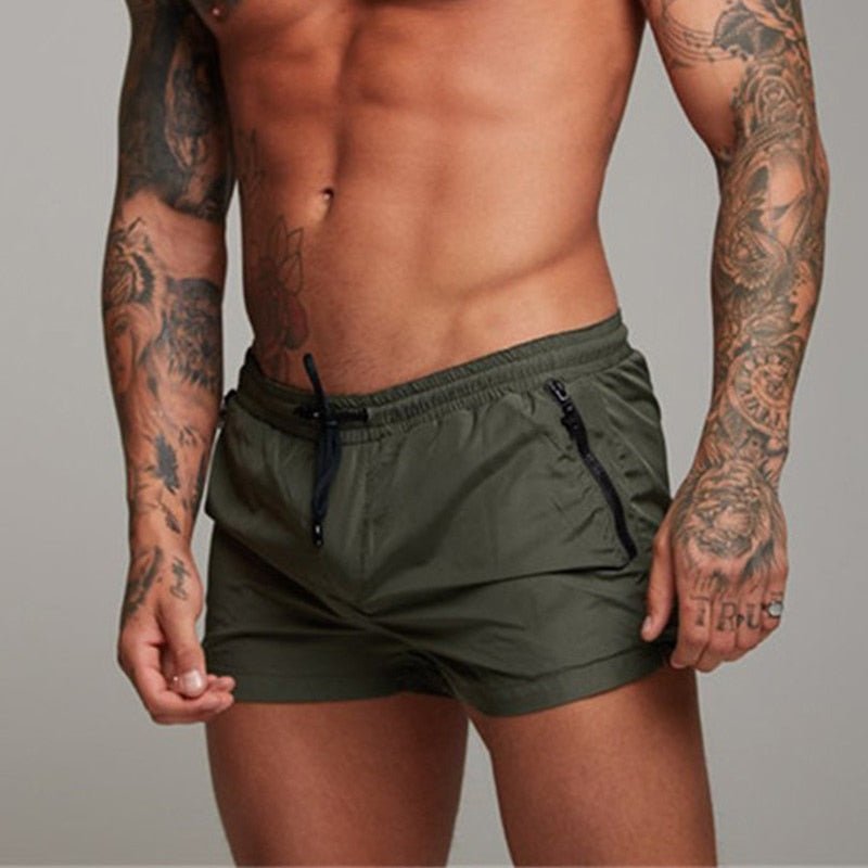 Alpha Swim Shorts | Swimsuit Sexy Swimwear Men Swimming Shorts Men Briefs Beach Shorts Sports Suits Surf Board Shorts Men Swim Trunks - Mighty Lifestyle